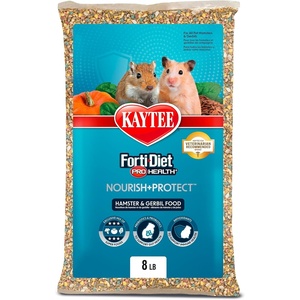 Kaytee Forti-Diet Pro Health Nourish+Protect Hamster Food & Gerbil Food(8 Pound (Pack of 1))