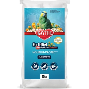 Kaytee Forti-Diet Pro Health+Safflower Parrot Food, 4 Pounds(15 Pound (Pack of 1))