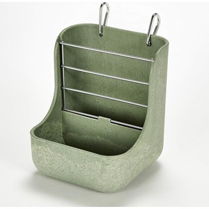 Kaytee Hay & Food Bin Feeder With Quick Locks For Pet Rabbits, Chinchillas, Guinea Pigs and Other Small Animals(5.75 inches x 6 inches x 7 inches (Pack of 1))