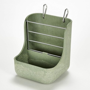 Kaytee Hay & Food Bin Feeder With Quick Locks For Pet Rabbits, Chinchillas, Guinea Pigs and Other Small Animals(5.75 inches x 6 inches x 7 inches (Pack of 12))