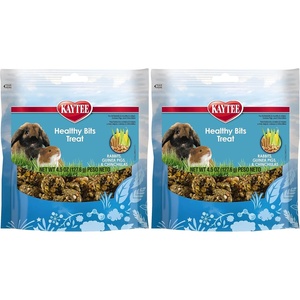 Kaytee Healthy Bits Treat for Rabbit, Guinea Pig, 4.5 Oz(4.5 Ounce (Pack of 2))