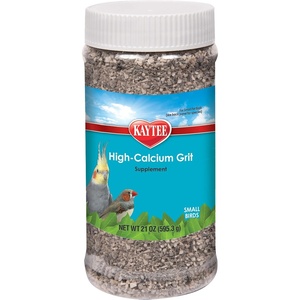 Kaytee Hi-Calcium Grit for Small Birds – Jar 21 oz(1.31 Pound (Pack of 1))