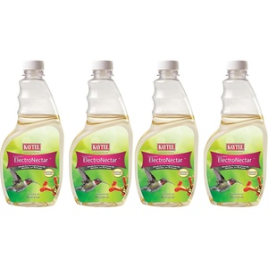 Kaytee Hummingbird ElectroNectar Wild Bird Food, Ready to Use, 64 Ounces(16 Fl Oz (Pack of 4))