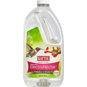 Kaytee Hummingbird ElectroNectar Wild Bird Food, Ready to Use, 64 Ounces(64 Fl Oz (Pack of 1))