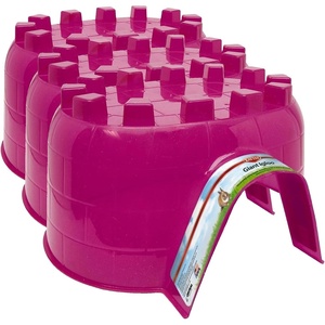 Kaytee Igloo Habitat Hideout for Hamster, Gerbil, Rat, Large(Giant (Pack of 3))