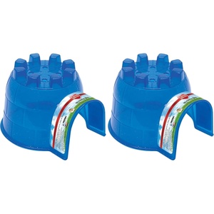 Kaytee Igloo Habitat Hideout for Hamster, Gerbil, Rat, Large(Itty Bitty (Pack of 2))