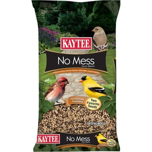 Kaytee No Mess Finch Seed and Nyjer Blend, Attracts Goldfinches, Chickadees, Junos, Finches and Other Wild Birds, 8 Pounds(8 Pound (Pack of 1))