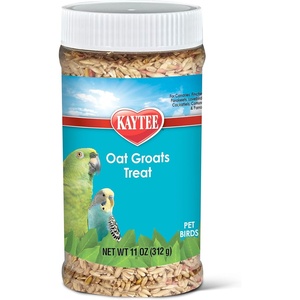 Kaytee Oat Groats Treat Jar for Pet Birds, 11 Ounces(11 Ounce (Pack of 1))