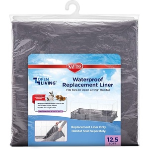 Kaytee Open Living Pet Guinea Pig or Rabbit Habitat Replacement Liner 48″ x 24″(60.0″L x 30.0″W x 0.1″H)