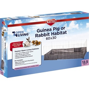 Kaytee Open Living Pet Guinea Pig or Rabbit Habitat Replacement Liner 48″ x 24″(60.0″L x 30.0″W x 19.0″H)