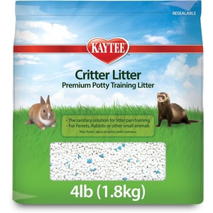 Kaytee Premium Potty Training Critter Litter for Rabbits & Ferrets, 8 lb(4 lb)