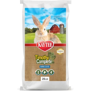 Kaytee Rabbit Food, Timothy Complete Rabbit Food Pellets, 9.5 Pounds(25 Pound (Pack of 1))
