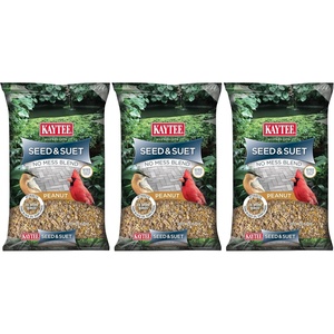 Kaytee Seed & Suet No Mess Peanut 10 Pounds(10 Pound (Pack of 3))
