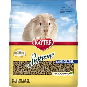 Kaytee Supreme Guinea Pig Food, Unflavored, 5 Lb(5 Pound (Pack of 1))