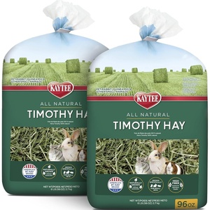 Kaytee Timothy Hay, High Fiber for Rabbits, Guinea Pigs, 48 Ounces(12 Pound (Pack of 1))
