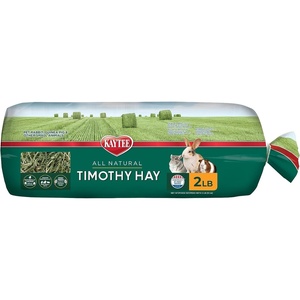 Kaytee Timothy Hay, High Fiber for Rabbits, Guinea Pigs, 48 Ounces(2 Pound (Pack of 1))