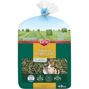 Kaytee Timothy Hearty Hay for Guinea Pigs & Rabbits, 48 Oz(3 Pound (Pack of 1))
