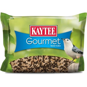 Kaytee Wild Bird Gourmet Seed Cake For Cardinals, Chickadees, Juncos, Titmice, Woodpeckers and More, 2 Pounds(2 Pound (Pack of 1))