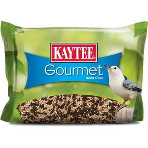 Kaytee Wild Bird Gourmet Seed Cake For Cardinals, Chickadees, Juncos, Titmice, Woodpeckers and More, 2 Pounds(2 Pound (Pack of 6))