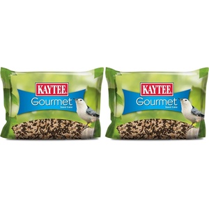 Kaytee Wild Bird Gourmet Seed Cake For Cardinals, Chickadees, Juncos, Titmice, Woodpeckers and More, 2 Pounds(32 Ounce (Pack of 2))