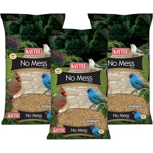 Kaytee Wild Bird No Mess Food Seed Blend for Cardinals, 5 Pound(80 Ounce (Pack of 3))