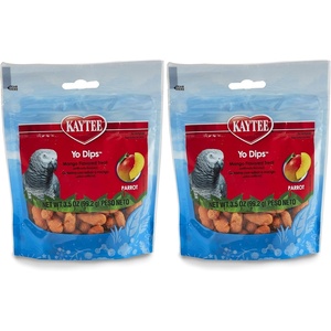 Kaytee Yo Dips Mango Flavored Yogurt Bird Treats, 3.5 Oz(3.5 Ounce (Pack of 2))