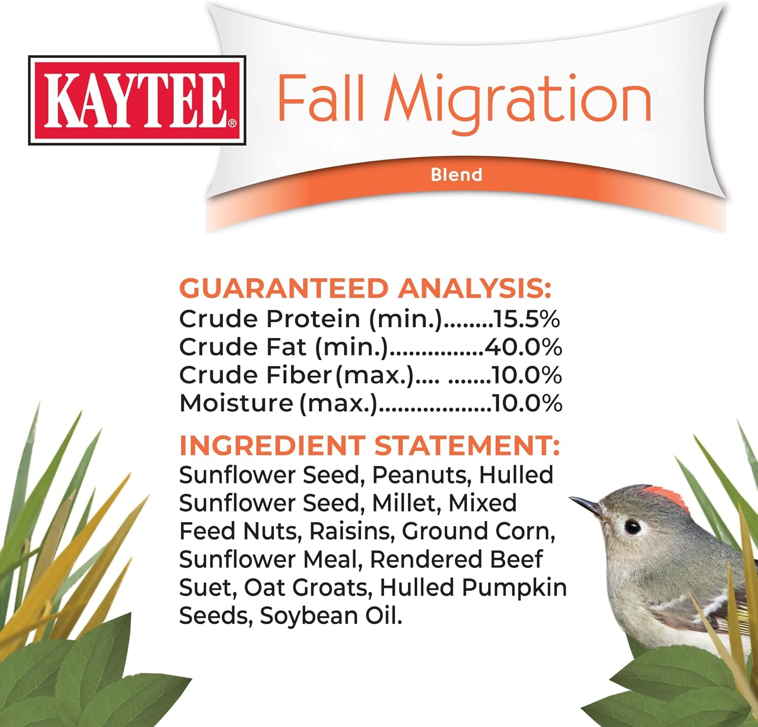 image:imageKaytee Wild Bird Food Summer Nesting Seed Blend 8 lbFall Migration