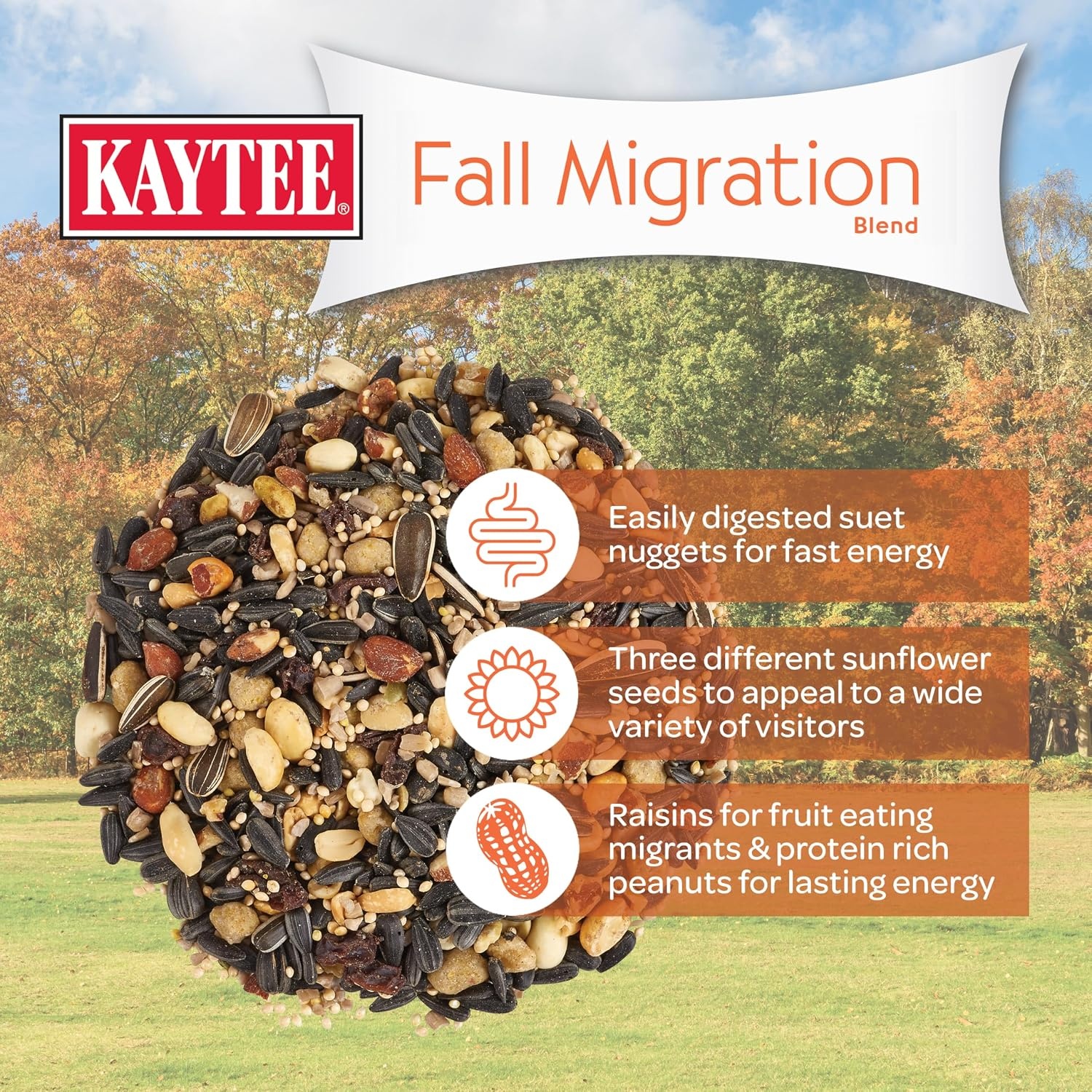 image:imageKaytee Wild Bird Food Summer Nesting Seed Blend 8 lbFall Migration