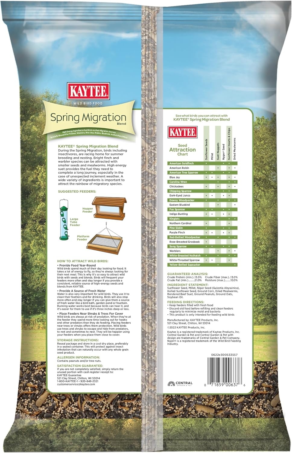 image:imageKaytee Wild Bird Food Summer Nesting Seed Blend 8 lbSpring Migration