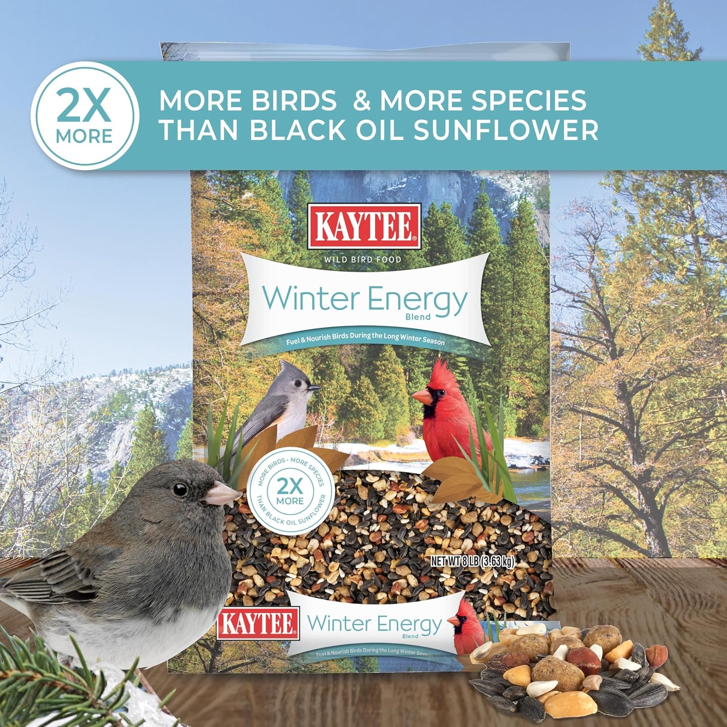 image:imageKaytee Wild Bird Food Summer Nesting Seed Blend 8 lbWinter Energy