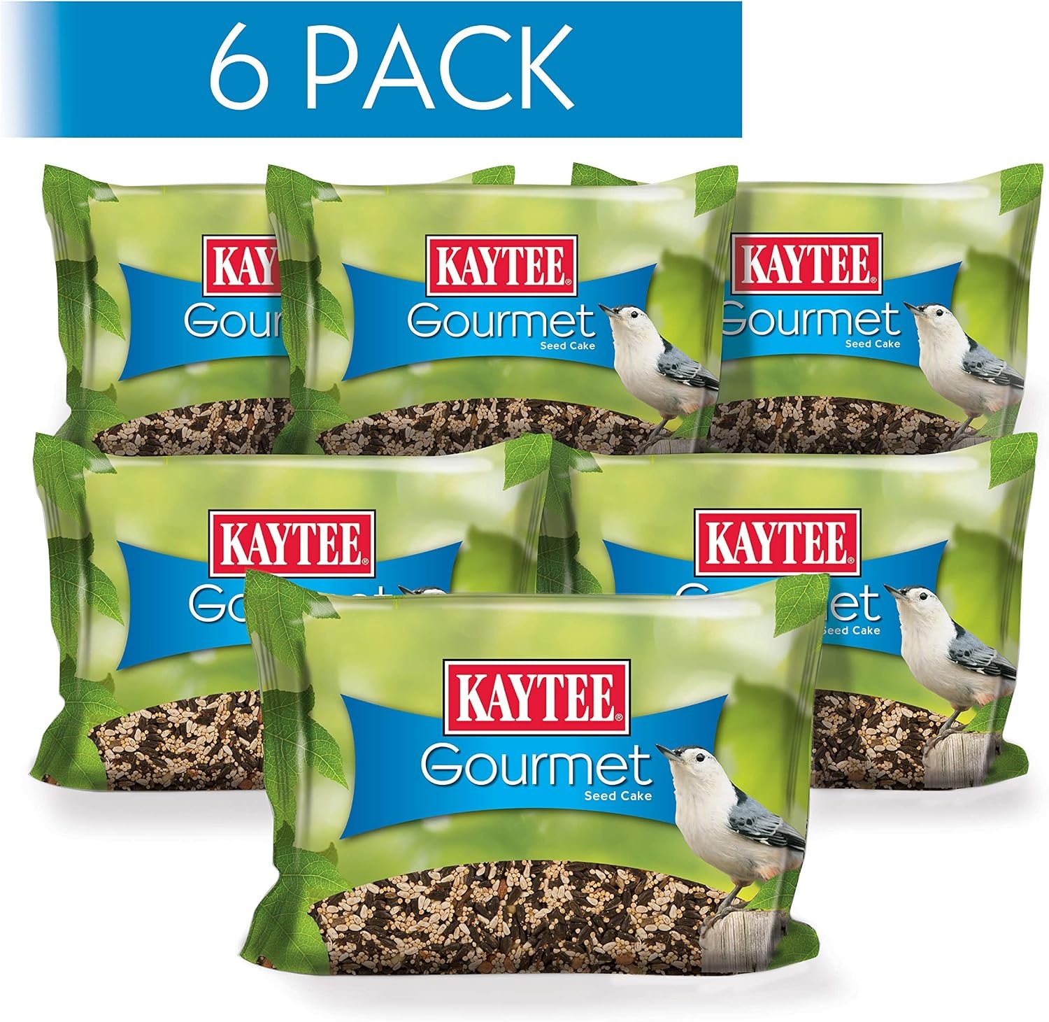 image:imageKaytee Wild Bird Gourmet Seed Cake 2 Pound 6 PackGourmet 6 Pack