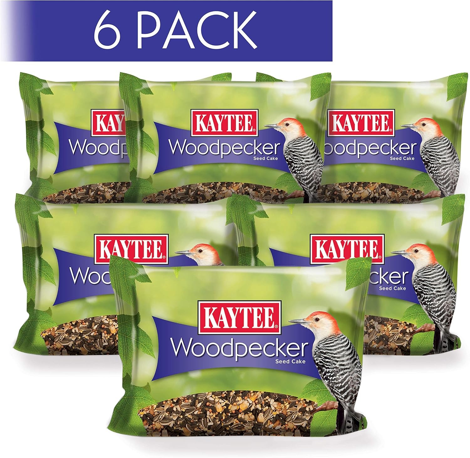 image:imageKaytee Wild Bird Gourmet Seed Cake 2 Pound 6 PackWoodpecker 6 Pack