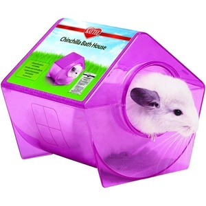 Kaytee Chinchilla Dust Bath House, Assorted, 8.64 x 9 x 8.5 Inches(Assorted)